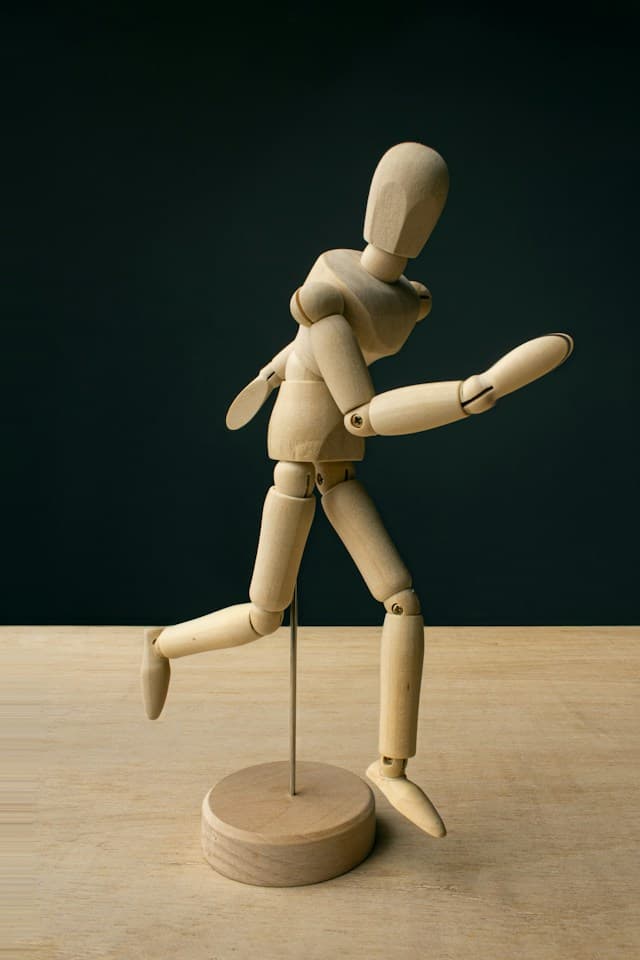 Image of Wooden model figure