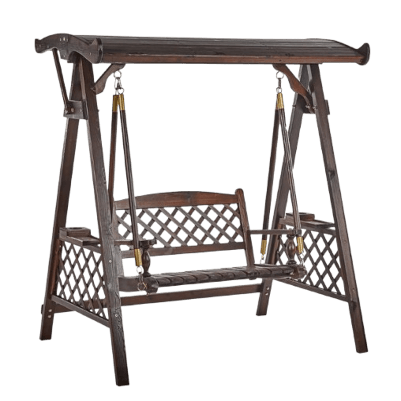 Image of Wooden Swing Chair